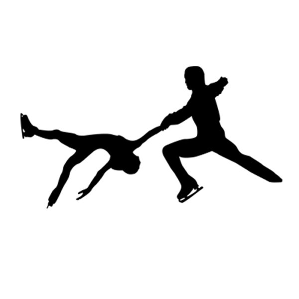 Наклейка фигурист