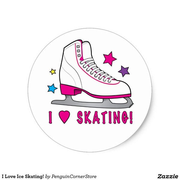 Наклейки с логотипом коньков