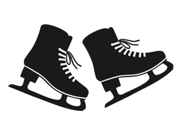 Силуэт коньков