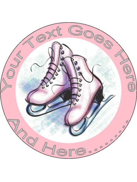 Значок фигурный конек