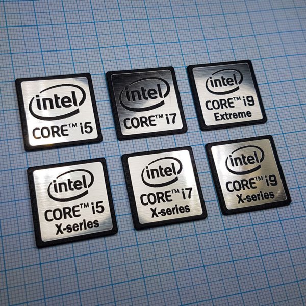 Наклейка Intel Core i5