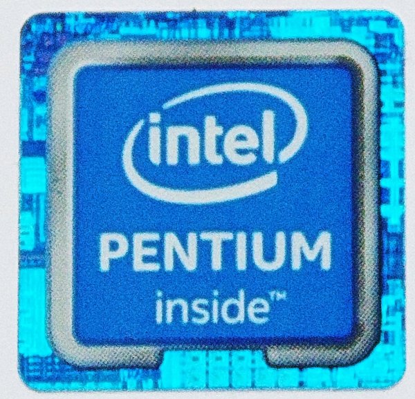 Intel Pentium 4 наклейка