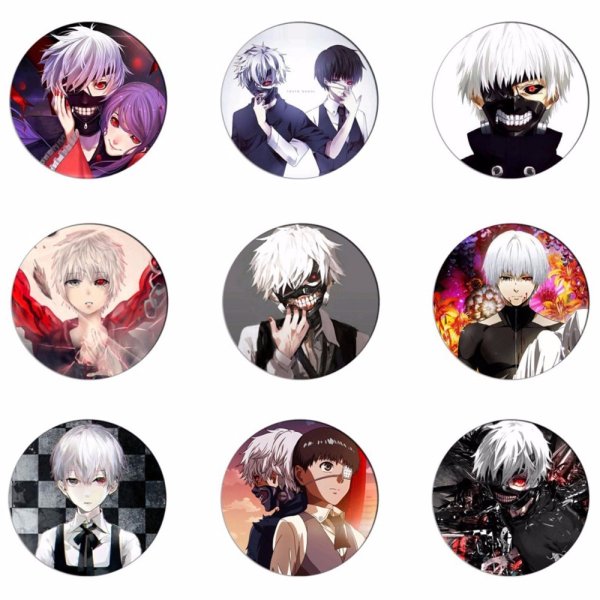 Аниме значки Токийский гуль