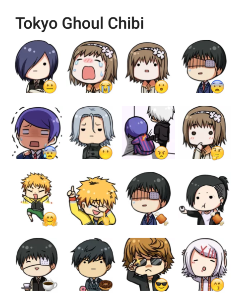 Tokyo Ghoul стикер