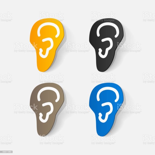 Наклейки на ушки детские