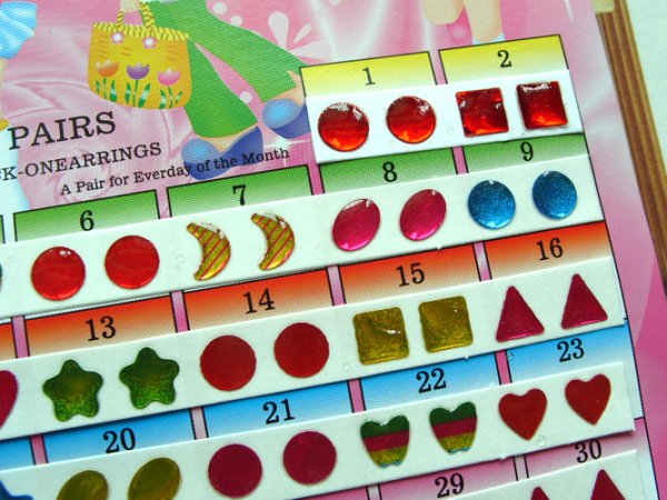 Клипсы наклейки для девочек