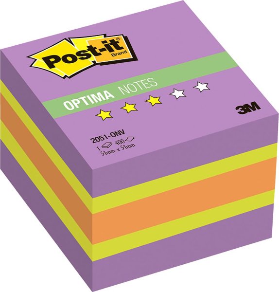 Post-it блок-кубик Optima, 76x76 мм, 100 штук