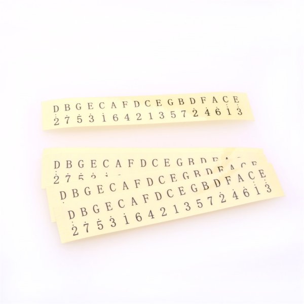 Как клеить наклейки на калимбу