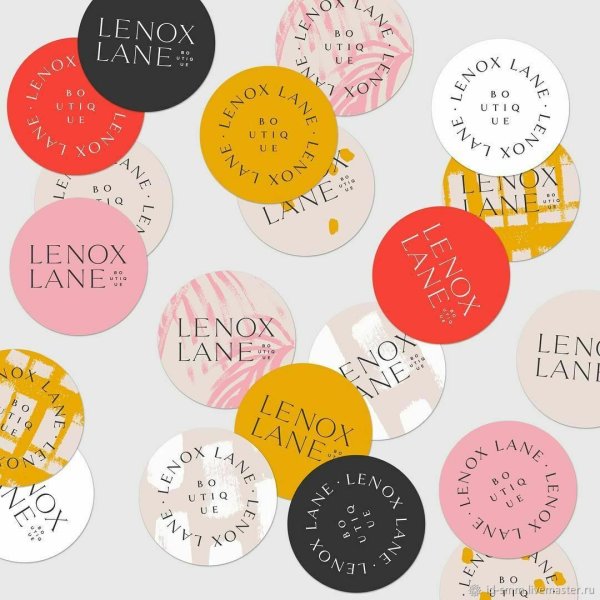 Брендированные наклейки