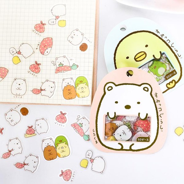Sumikko Gurashi PVC наклейки