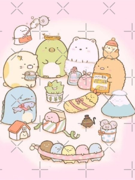 Sumikko Gurashi Стикеры котик