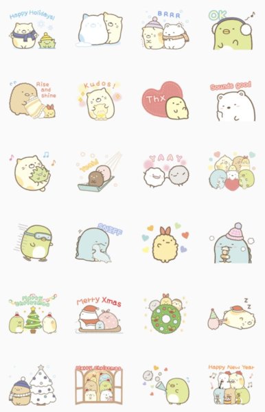 Sumikkogurashi Стикеры