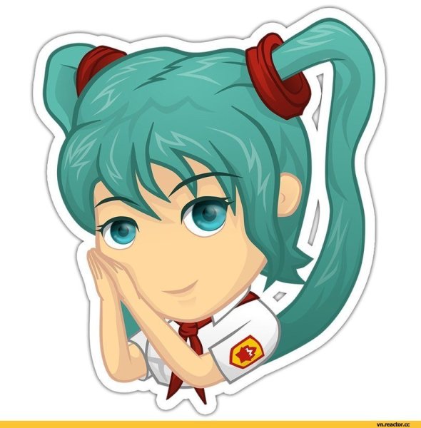 Стикеры Мику Everlasting Summer