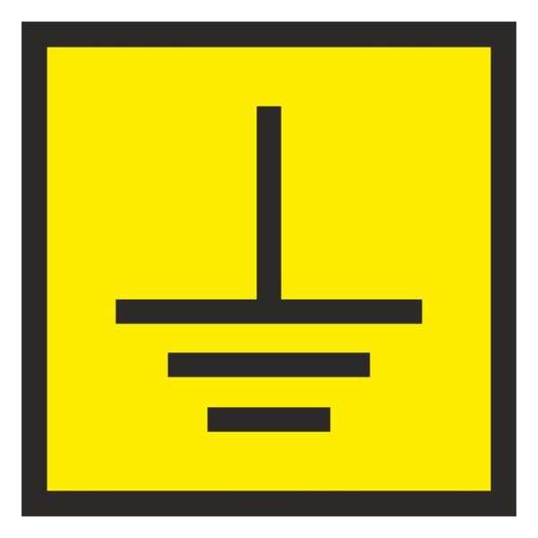 Символ заземления 20х20мм ИЭК