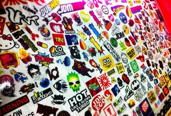 Популярные Стикеры наклейки