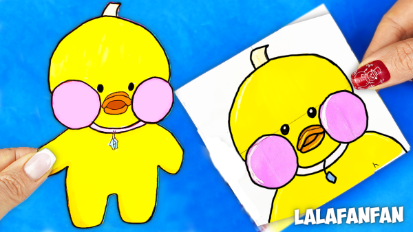 Бумажная косметика для уточки лалафанфан