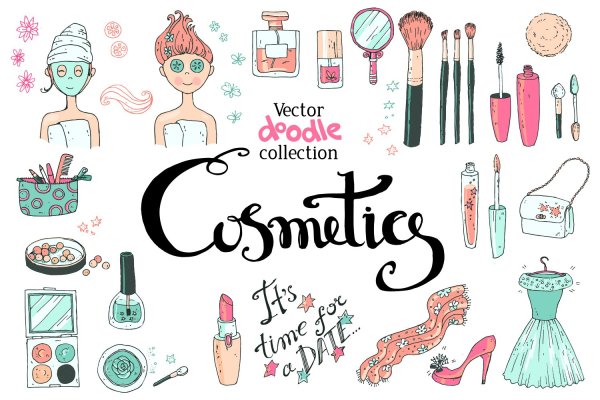 Стикер "косметика"