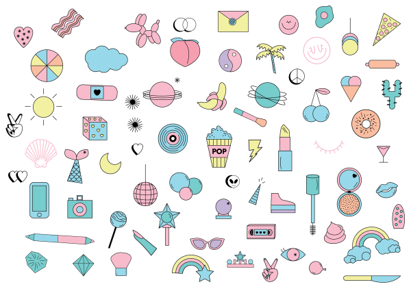 Стикер "косметика"