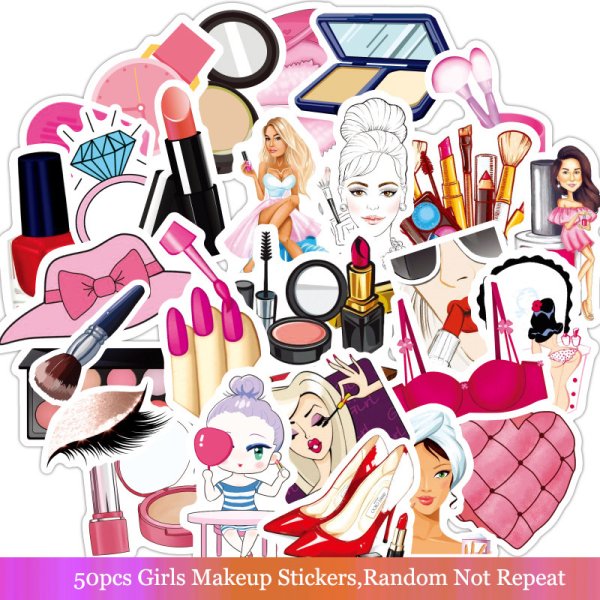 Косметика наклейки для распечатки