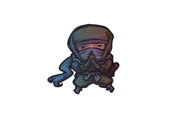 Голубые наклейки в КС го