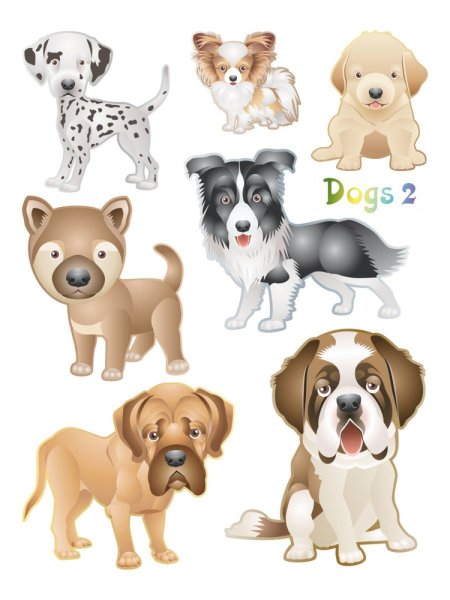 Наклейка - собачка