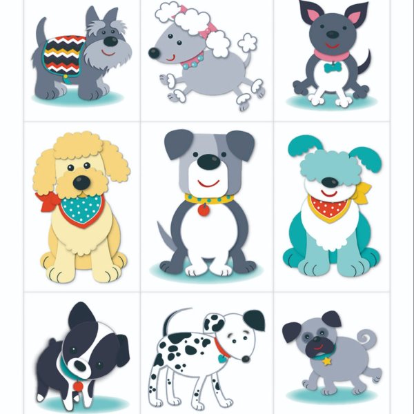 Наклейка - собачка