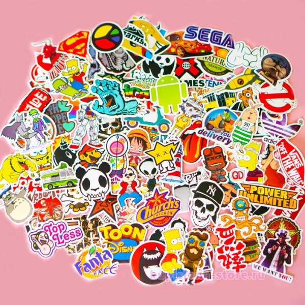 Наклейки стикербомбинг