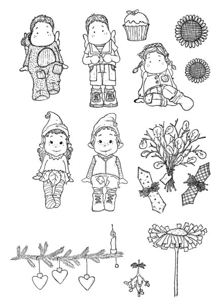 Раскраски Скрапбукинг