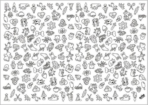 Раскраски с наклейками