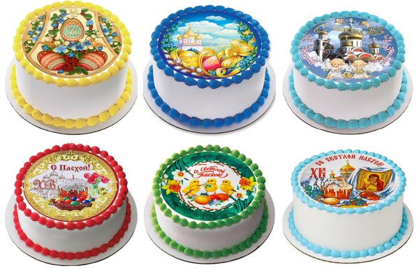 Вафельные картинки на торт