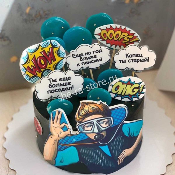 Пряники топперы для торта