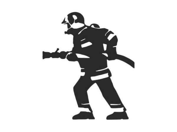 Наклейки на каску пожарного