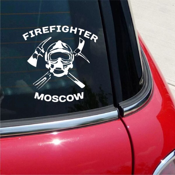 Пожарные наклейки на автомобиль
