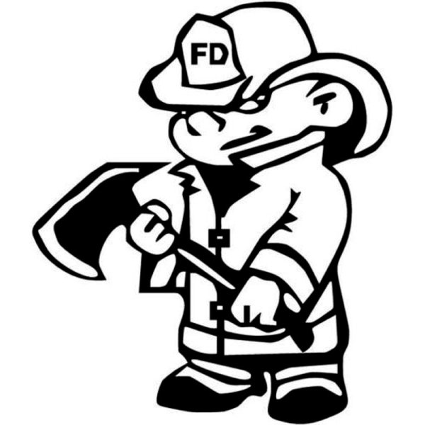 Наклейки на авто пожарная охрана