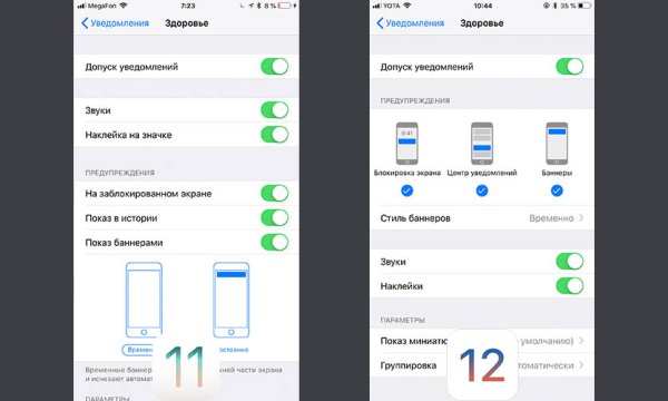 Центр уведомлений на айфоне