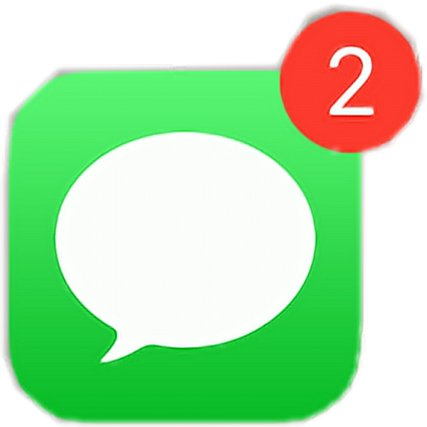 Сообщение без фона