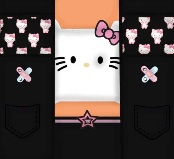 Одежда РОБЛОКС T-Shirt hello Kitty