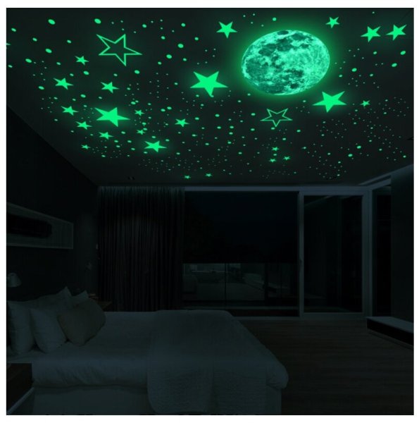 Светящиеся наклейки на потолок