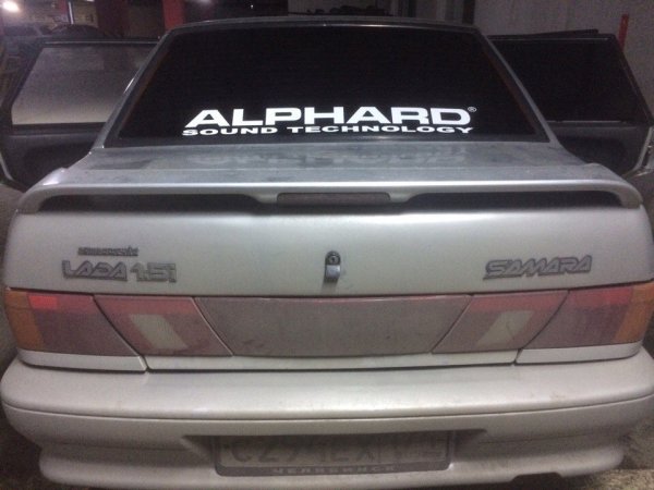 Наклейка на лобовое ВАЗ 2115