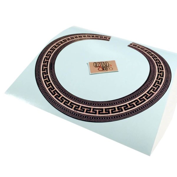 Наклейка на резонаторное отверстие гитары