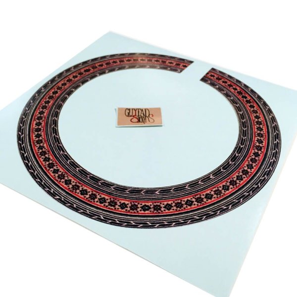 Украшение розетки гитары