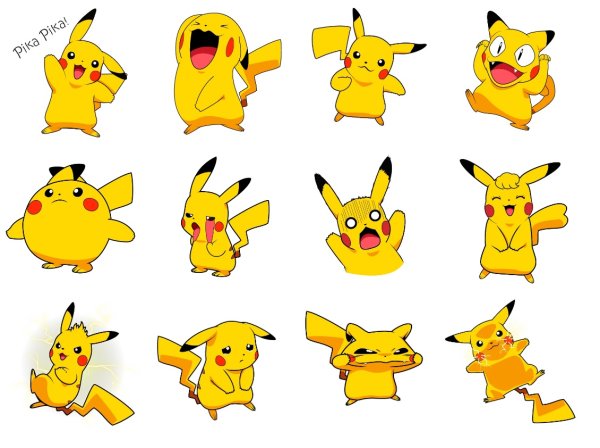 Стикеры Пикачу