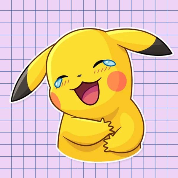 Наклейки с покемонами Пикачу