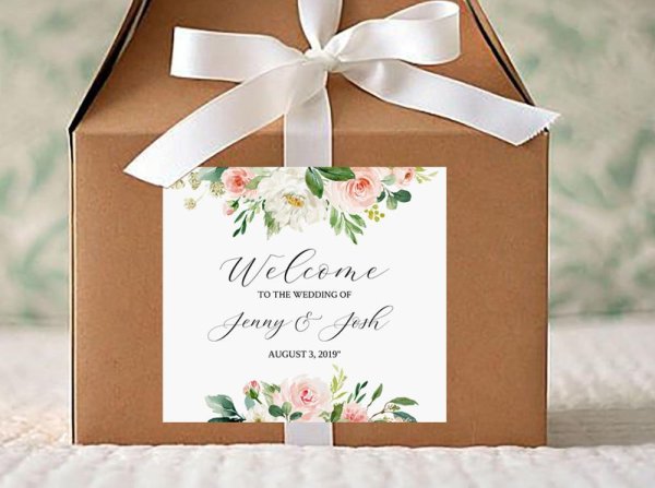 Наклейка на коробку