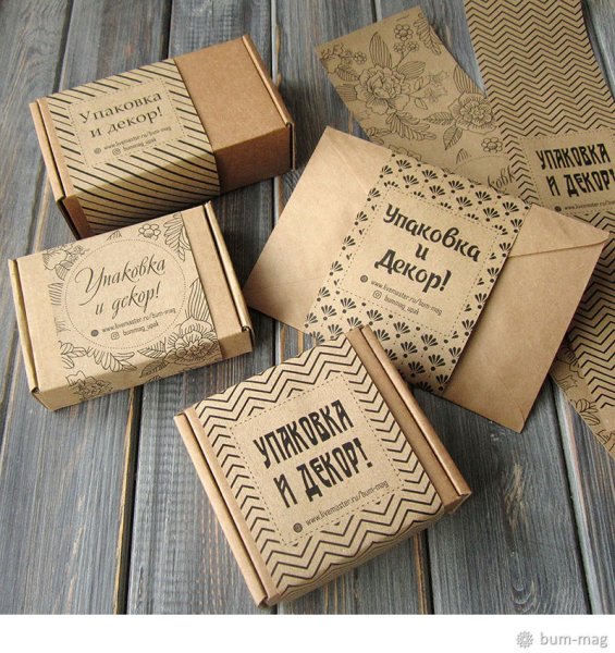 Наклейка на коробку