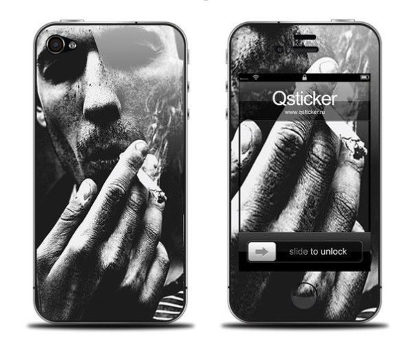 Виниловые наклейки на айфон