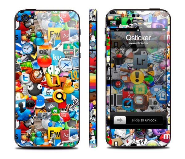 Металлические наклейки