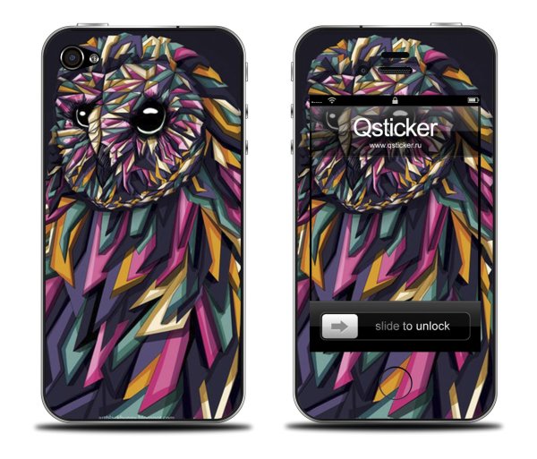 Сотовый телефон наклейка