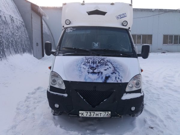 Наклейка на капот Газель Некст