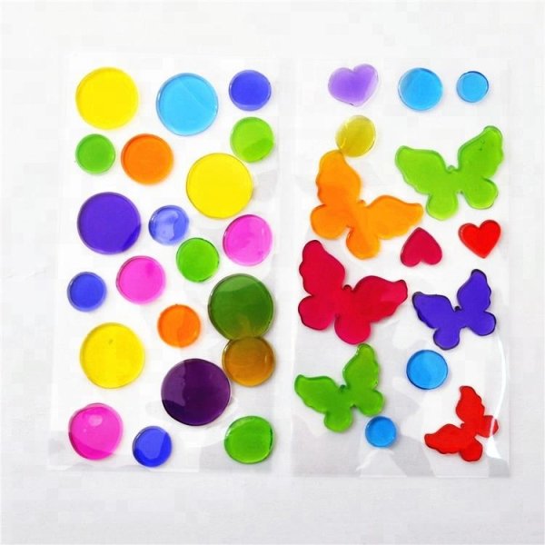 Гелевые наклейки на стекло